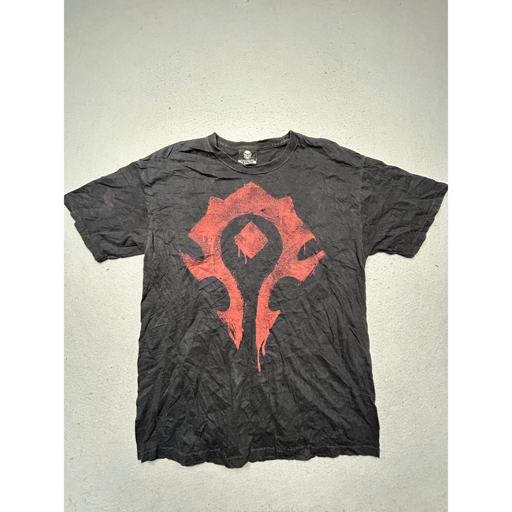 J!NX World of Warcraft Horde T-Shirt Cotton Black Red XL Mens